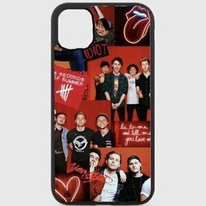 5 seconds of summer Red aesthetic Phone Case